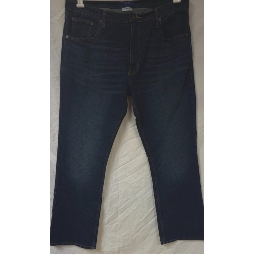 Arizona Jean Co Mens 36x30 Straight Leg Dark Wash Flex Bootcut Denim Jeans